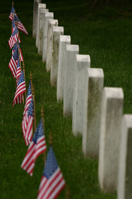Photo of Veterans Headstones
